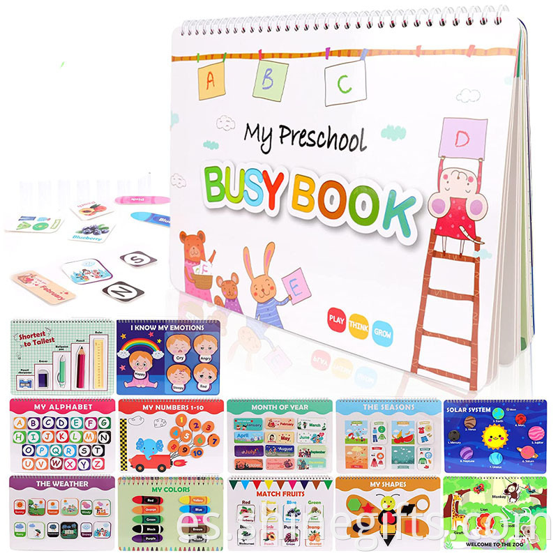 Early childhood education enlightenment quite book preschool children cognitive flip book